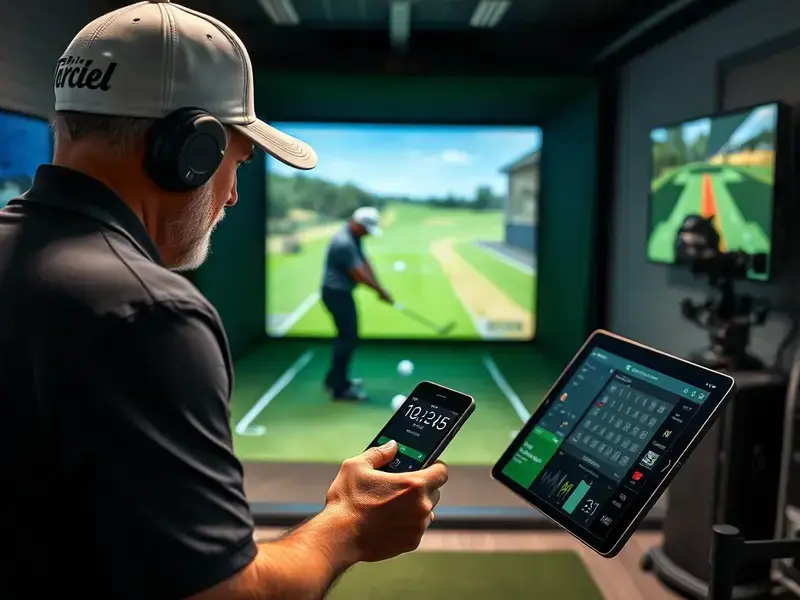 Golf fitting session