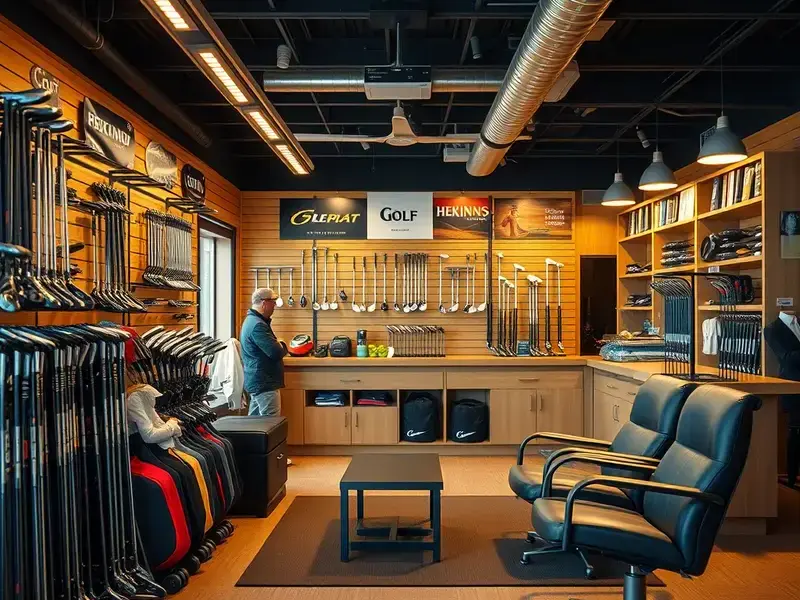 Our golf equipment shop